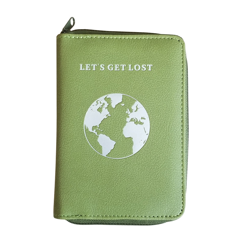 Classic Passport Holder with Full Zipper Closure "The Lovie"