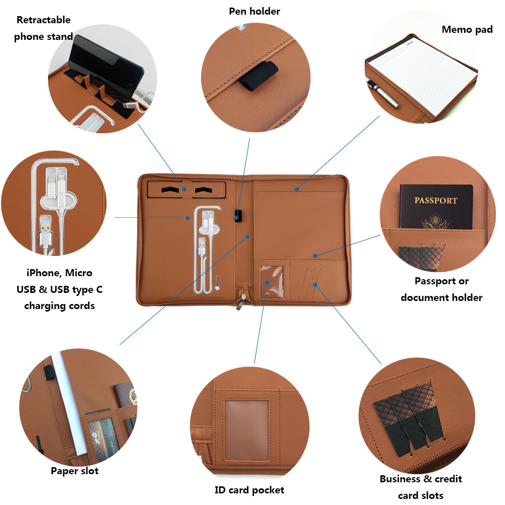 Phone Charging Business & Travel Portfolio "Power Portfolio"