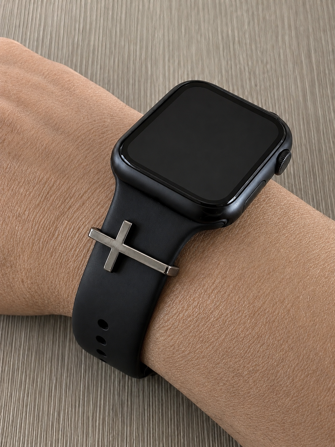 Metal Cross Charm for Watch Bands — Faith Reminder on Your Wrist